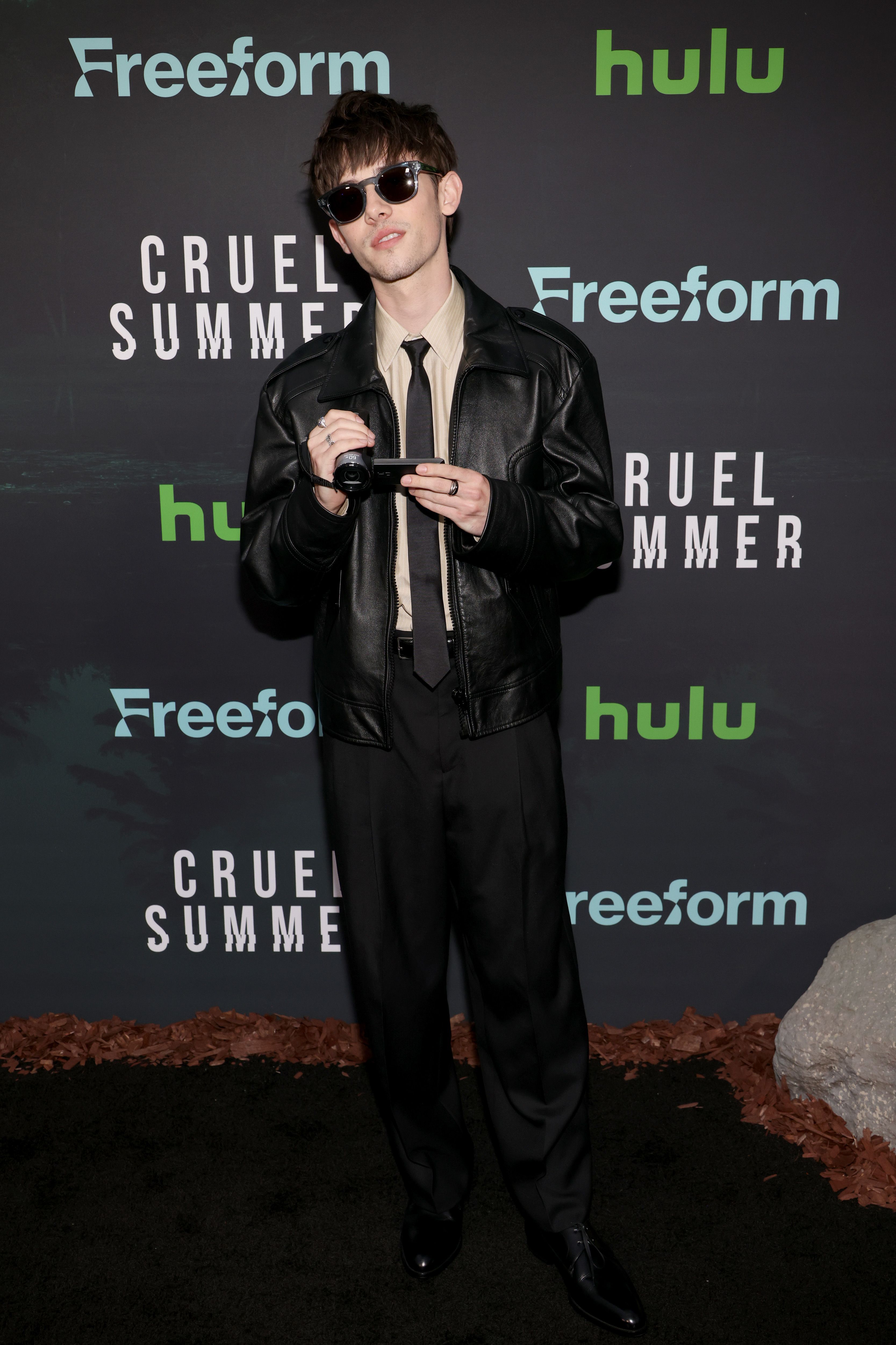 Griffin Gluck attends the premiere of Freeform's "Cruel Summer" Season 2 at Grace E. Simons Lodge on May 31 2023, in Los Angeles, California. | Source: Getty Images