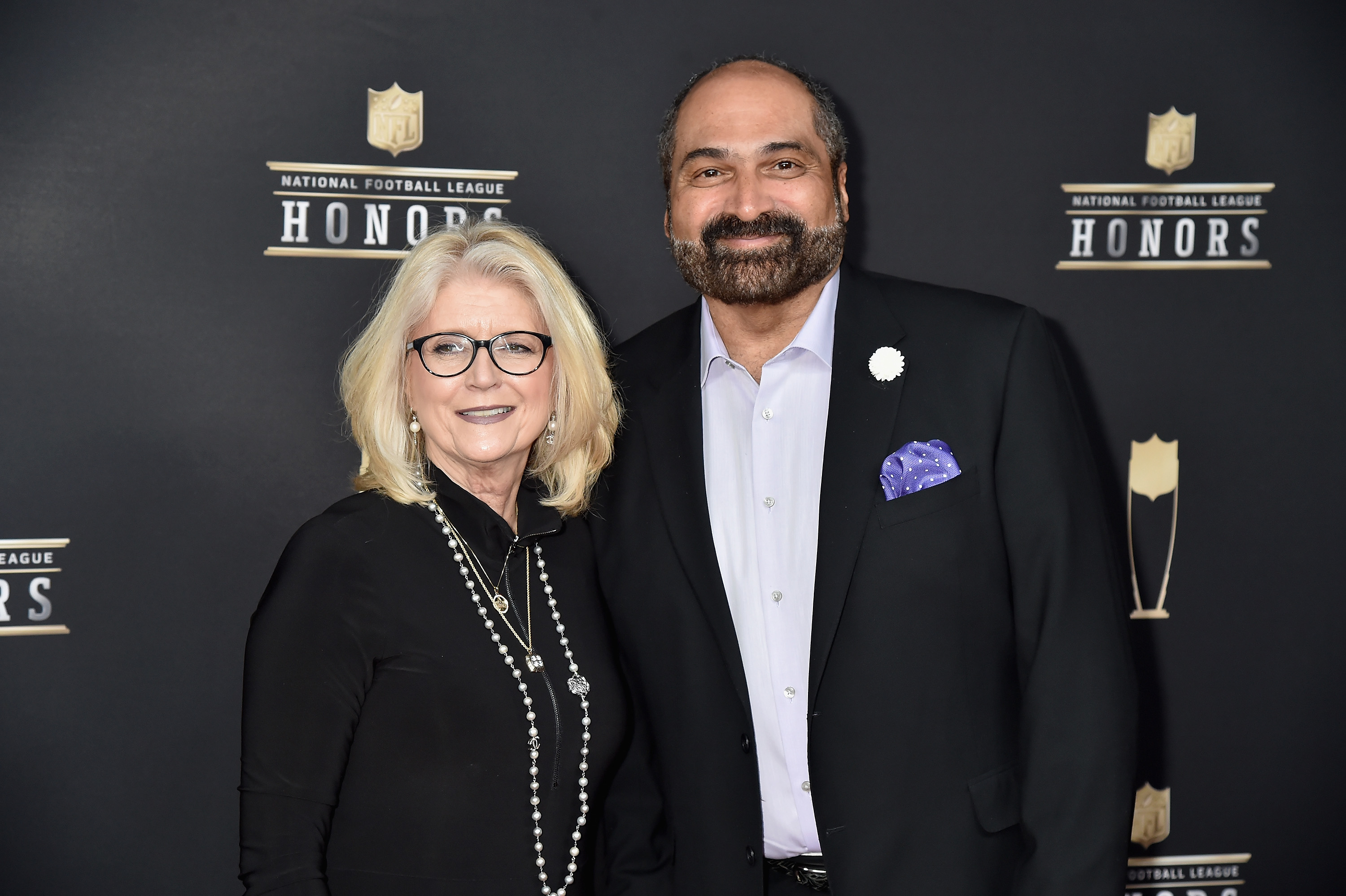Dana Dokmanovich and Franco Harris attend the 8th Annual NFL Honors at The Fox Theatre on February 2, 2019, in Atlanta, Georgia. | Source: Getty Images