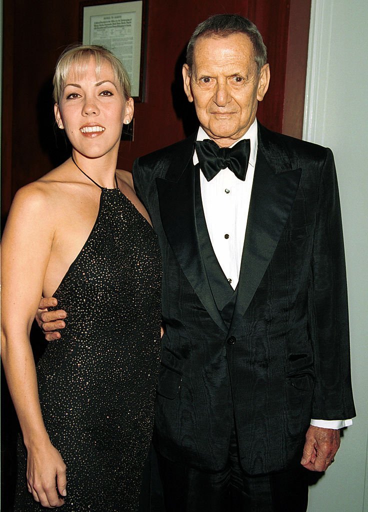 Tony Randall with his wife attend The Princess Grace Awards Gala October 23, 2000 | Photo: GettyImages