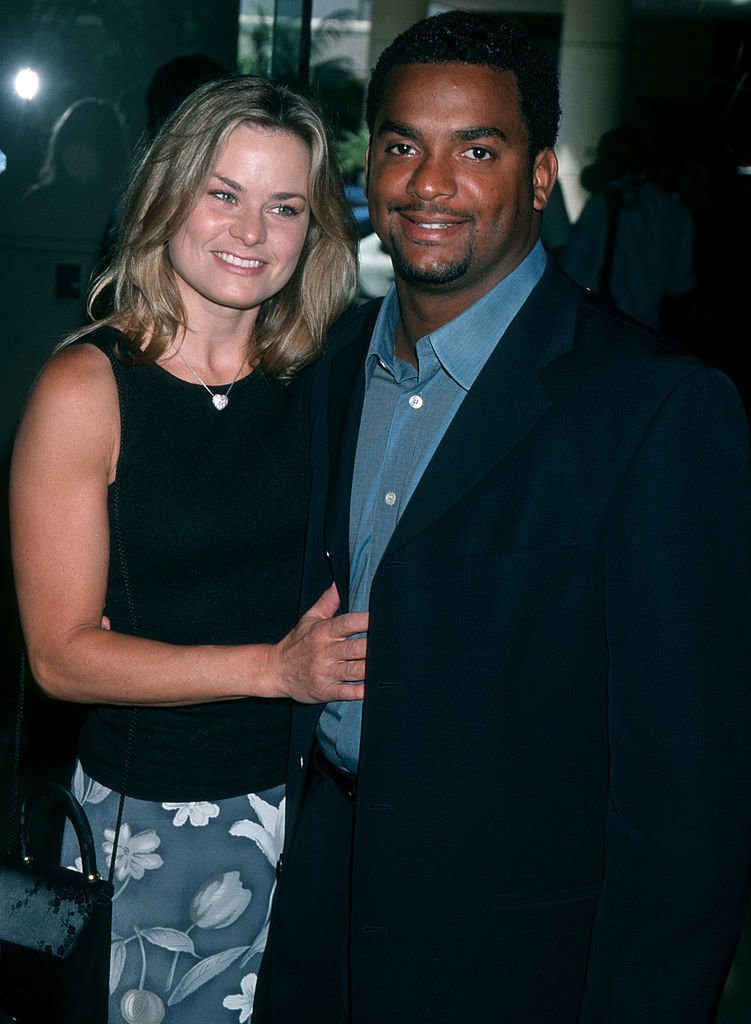 Actor Alfonso Ribeiro and wife Robin Stapler at Second Annual Family Television Awards on August 2, 2000 | Photo: Getty Image