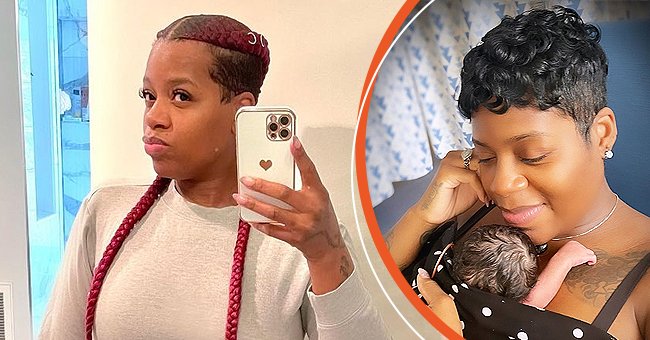 Left: Singer Fantasia Barrino Right: The songstress with her daughter, Keziah | Photo: Instagram/Fantasia Barrino