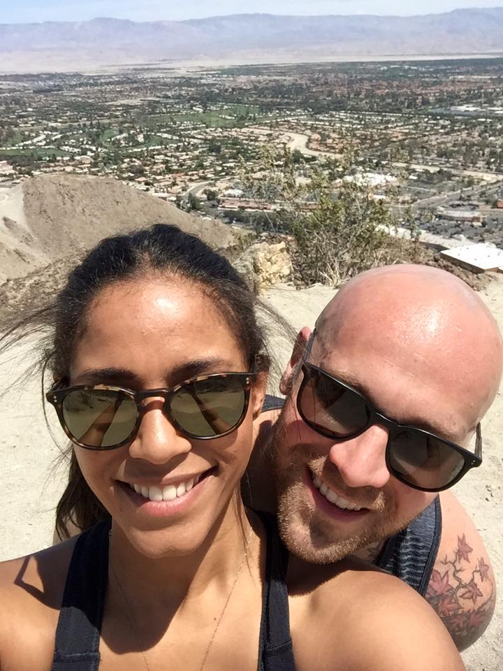 Joe McCann smiling for the camera with who appears to be his ex-wife, posted on April 30, 2016. | Source: Facebook/Joe McCann