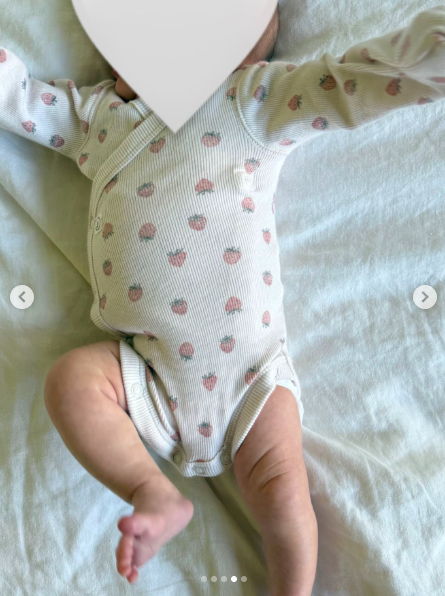 A photo showing Claudia Lemieux Bishop's baby girl, posted on February 10, 2026. | Source: Instagram/claudialemieuxbishop