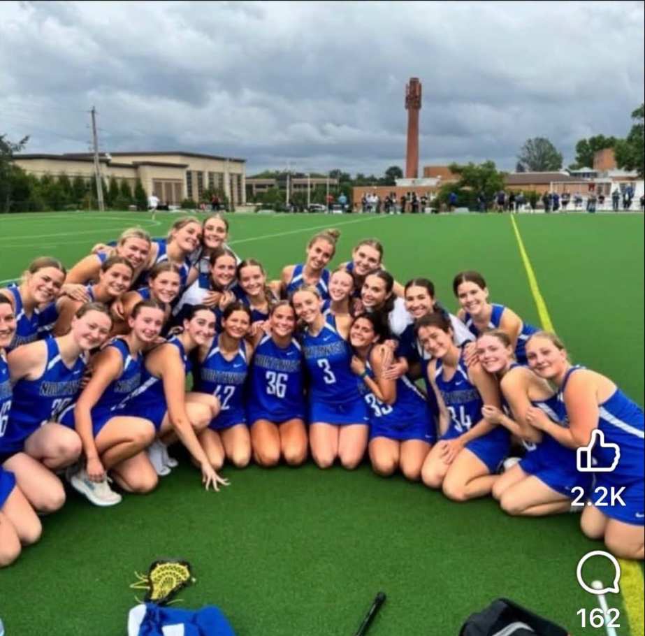 Jersey Greer is pictured with her Northwest High School girls lacrosse teammates. Before speaking publicly, Coach Abby Feldmann asked the team to describe Jersey in one word, with teammates calling her "motivational," "compassionate," "brave," "leader," and a "bright light." | Source: Facebook/1crimeatatime