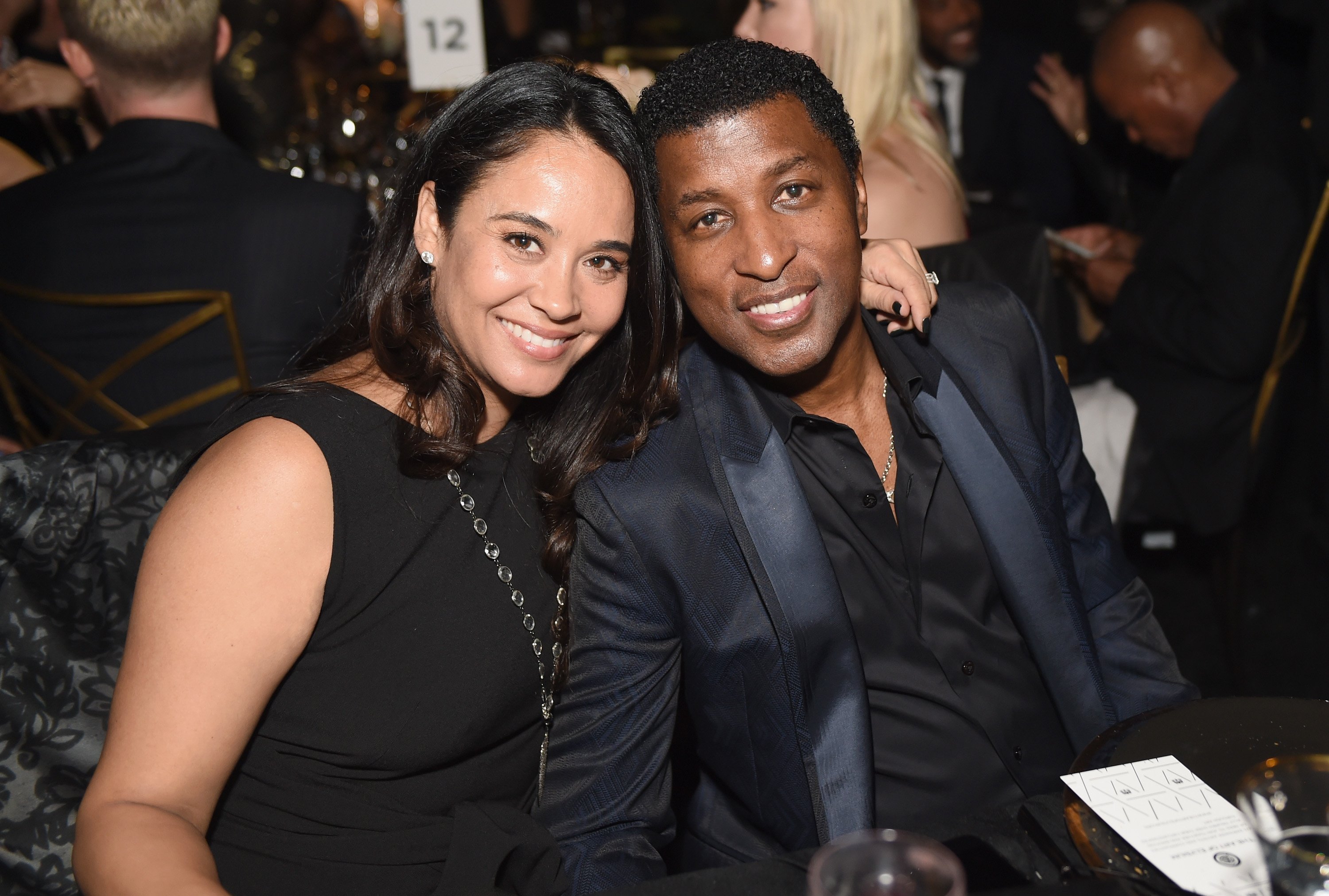Kenny "Babyface" Edmonds with his wife, Nicole Patenburg at an event celebrating "Stevie Wonder's HEAVEN" at The Art of Elysium in January 2017. | Photo: Getty Images