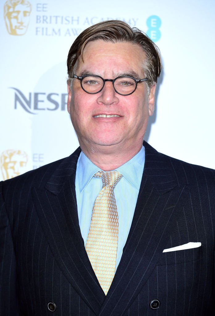 Aaron Sorkin attending the Nespresso British Academy Film Awards Nominees Party at Kensington Palace, London on Saturday February 17, 2018 | Photo: Getty Images
