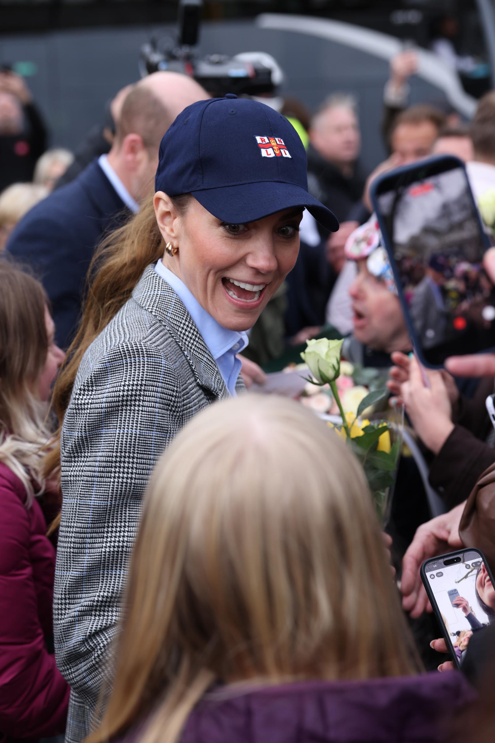 William, Prince of Wales and Catherine, Princess of Wales departing the RNLI Tower Station on 12 March 2026 in London, England. | Source: Getty Images