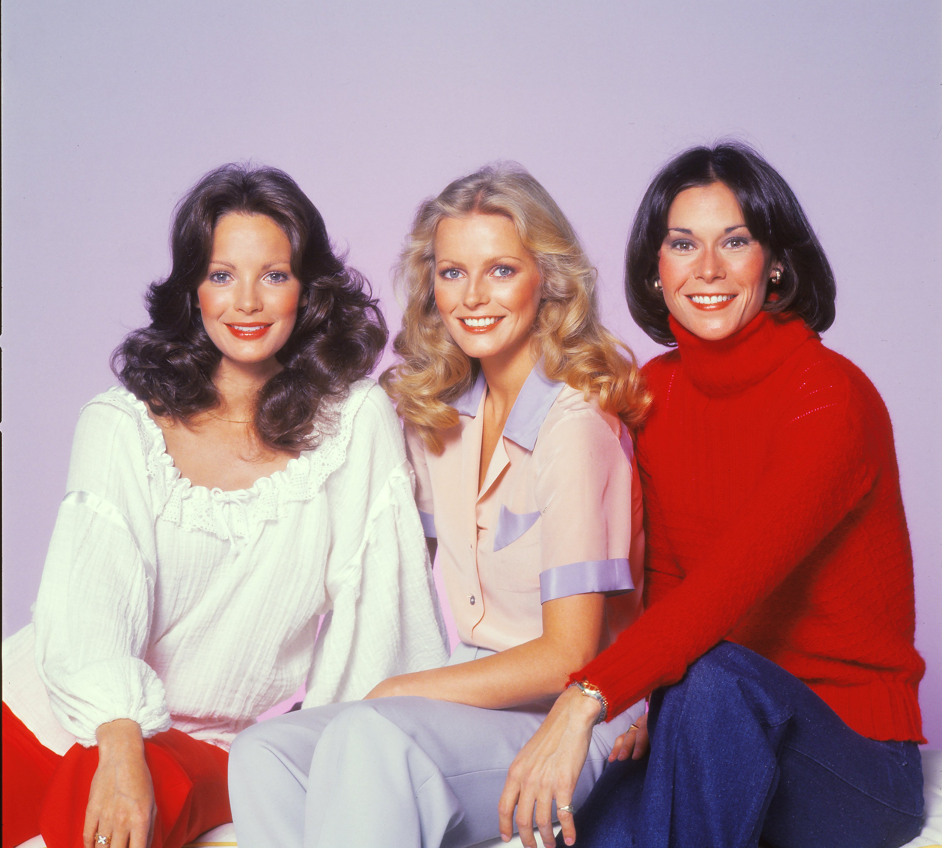 "Charlie's Angels" Chery Ladd, Jaclyn Smith, and Kate Jackson pose for a portrait in 1978 in Los Angeles | Source: Getty Images