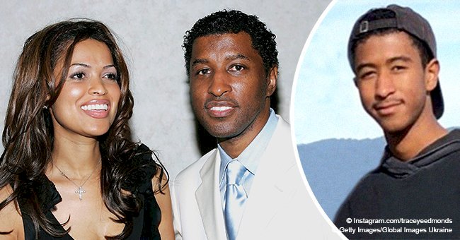 Tracey Edmonds shares photo with grown-up son who looks just like dad Babyface in new photo