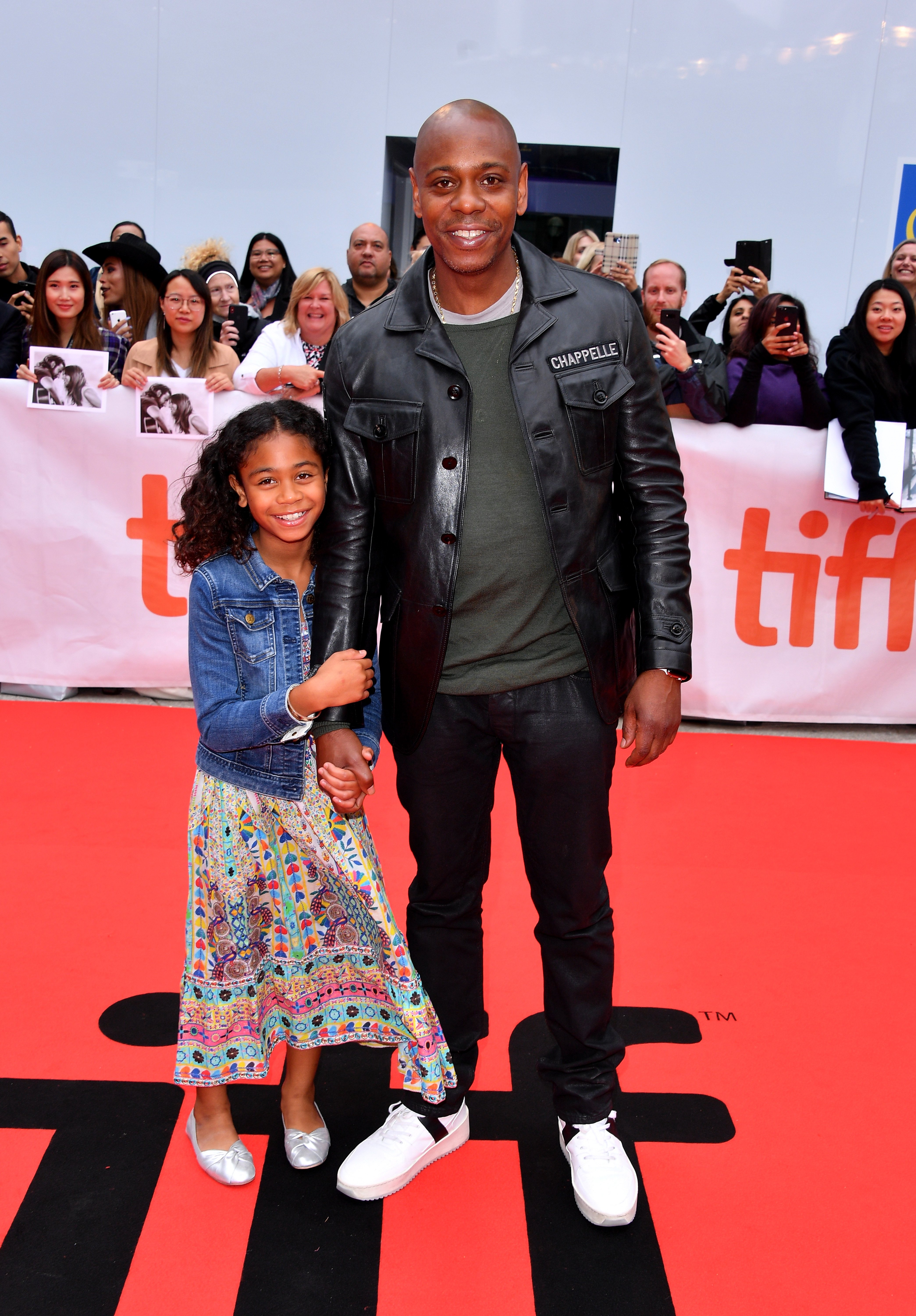 Dave Chappelle and daughter Sanaa at the "A Star Is Born" premiere at the 2018 Toronto International Film Festival. | Source: Getty Images