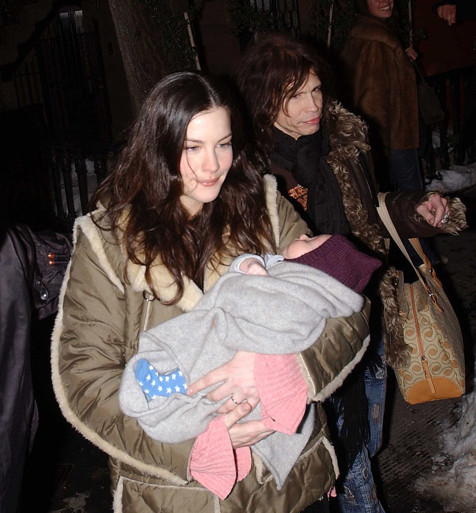 Liv with Milo; Steven Tyler. Image Credit: Getty Images Liv with Milo; Steven Tyler. Image Credit: Getty Images