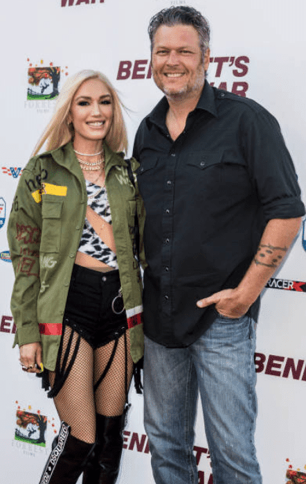 Gwen Stefani and Blake Shelton on the red carpet for the premiere of "Bennett's War", on August 13, 2019, at Warner Bros. Studios, in California | Source: Getty Images (Photo by Harmony Gerber/Getty Images)