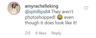 Ay Duggar's reply to a fan's comment on her post. | Source: instagram.com/amyrachelleking