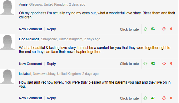 Readers reacting to the story - Daily Mail