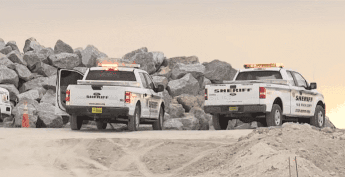 Palm Beach County Sheriff's Office vehicles at the site | Photo: WPTV News