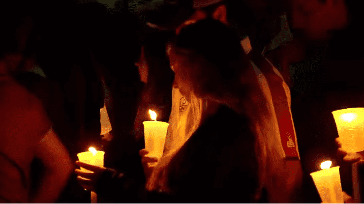 A candlelight vigil in memory of Samantha Josephson held in Columbia | Photo: ABC News