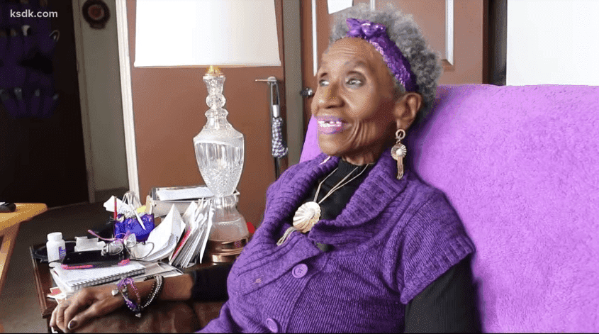 Slaughter hopes her story can inspire other seniors to start taking care of themselves, even if like her, they are scared of exercising outside. | Photo: YouTube/ KSDK News