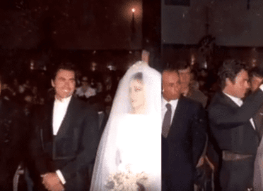 Isabel Pantoja y el torero Francisco Rivera, 'Paquirri', en Sevilla, durante su boda, el 30 de abril de 1983, en Sevilla. | Imagen: YouTube/jose bargues cebria