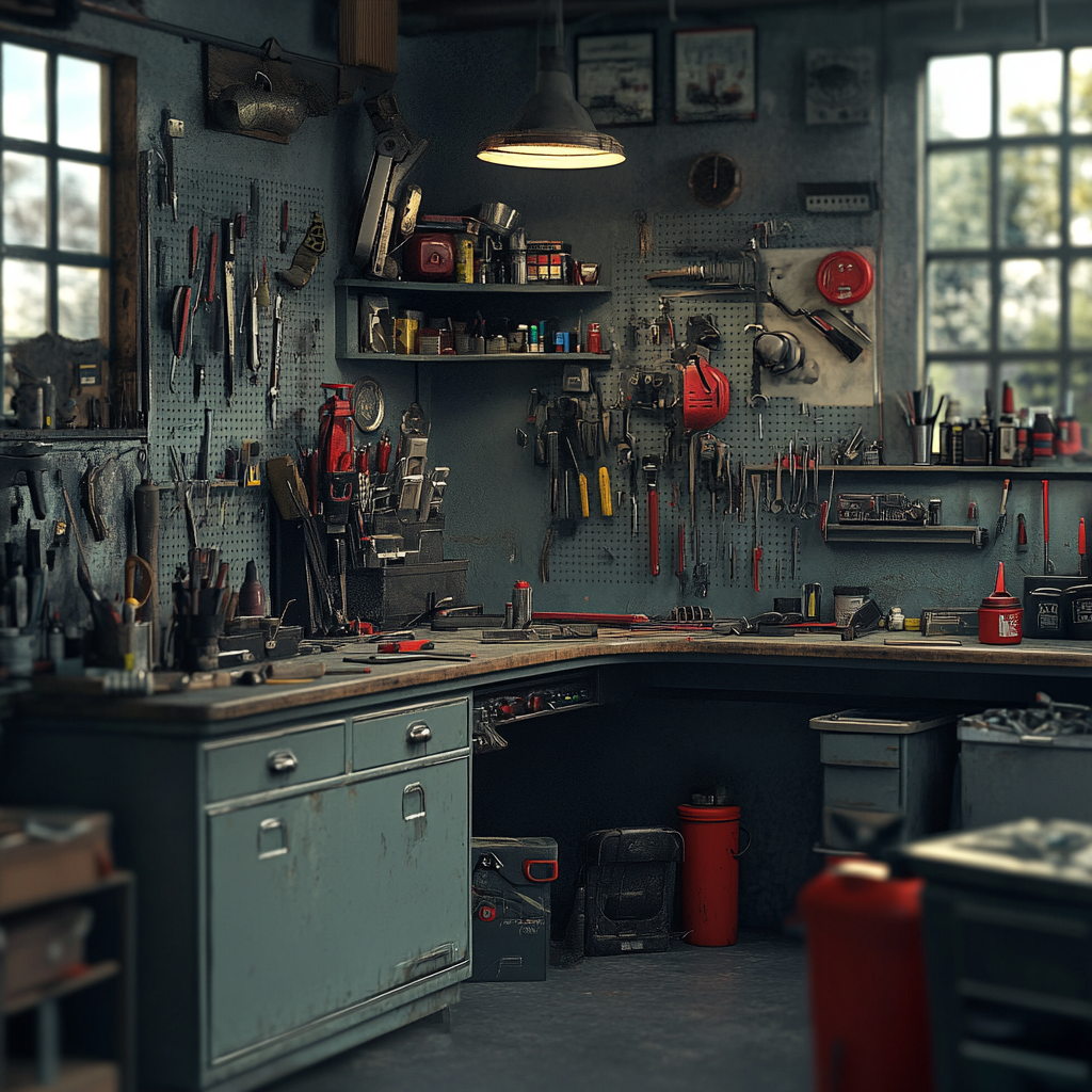 Tools in a shed | Source: Midjourney