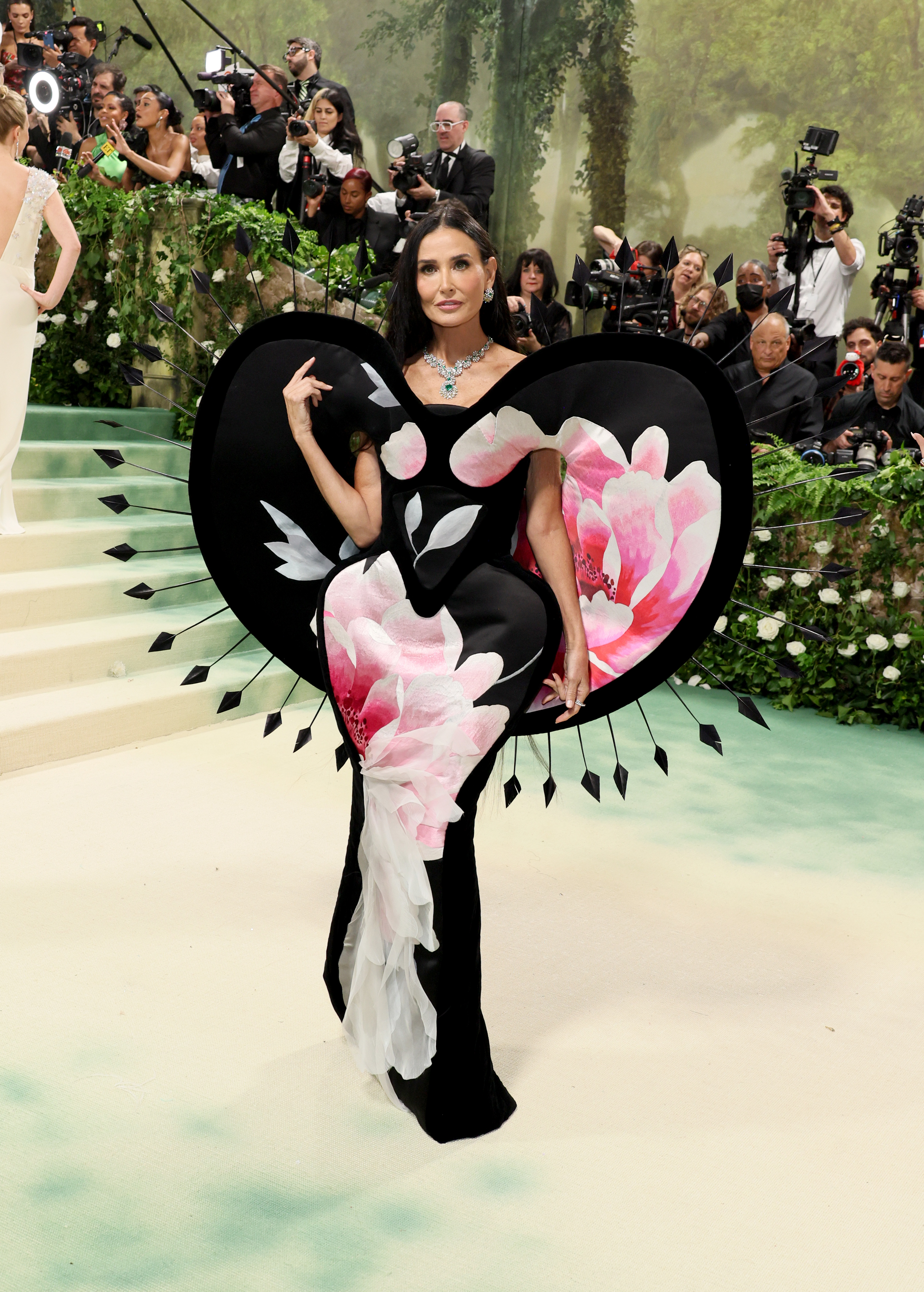 Demi Moore attends The Met Gala Celebrating "Sleeping Beauties: Reawakening Fashion" at The Metropolitan Museum of Art in New York City, on May 6, 2024. | Source: Getty Images