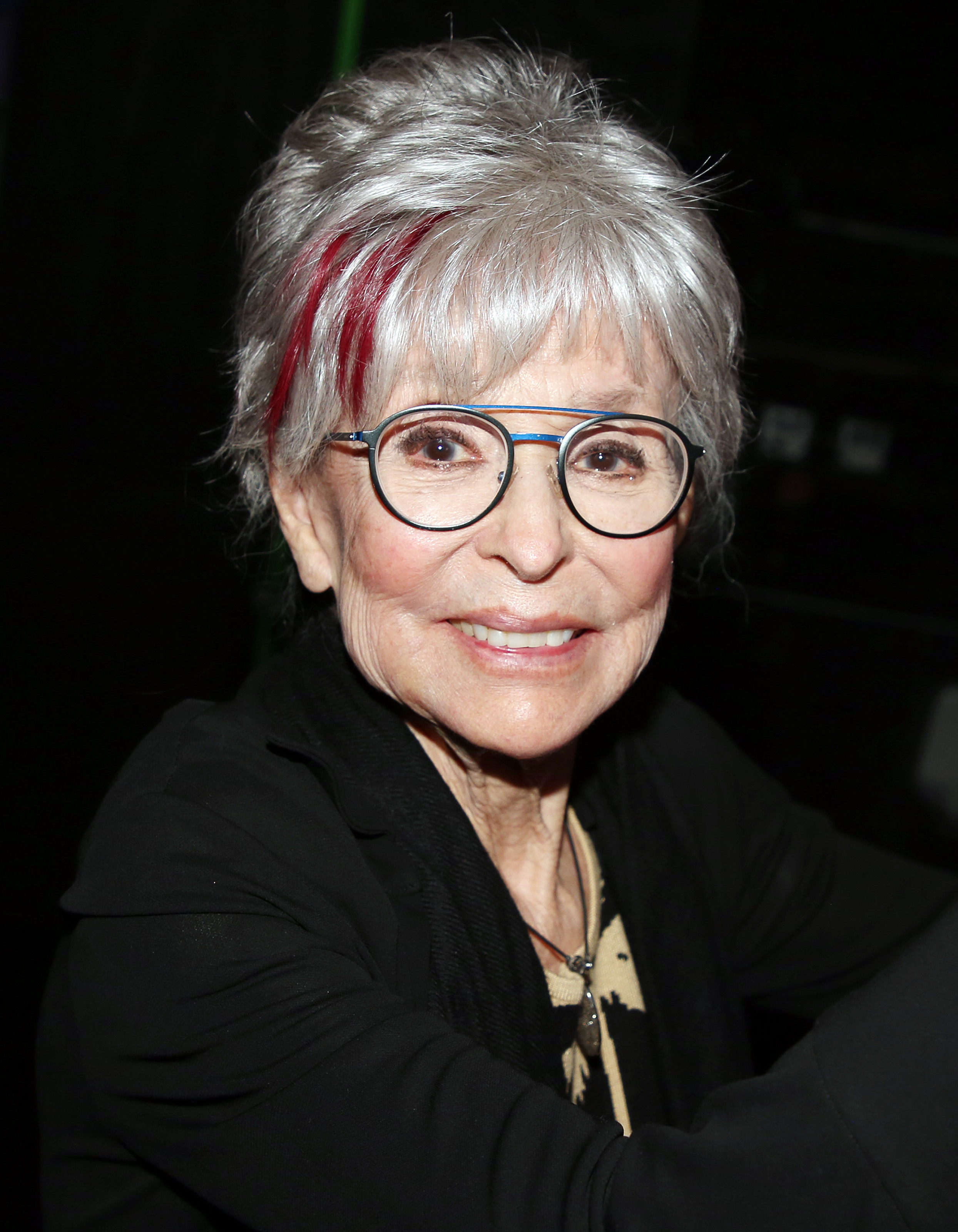 Rita Moreno backstage at the musical "Buena Vista Social Club" on Broadway at The Schoenfeld Theatre on May 21, 2025, in New York. | Source: Getty Images