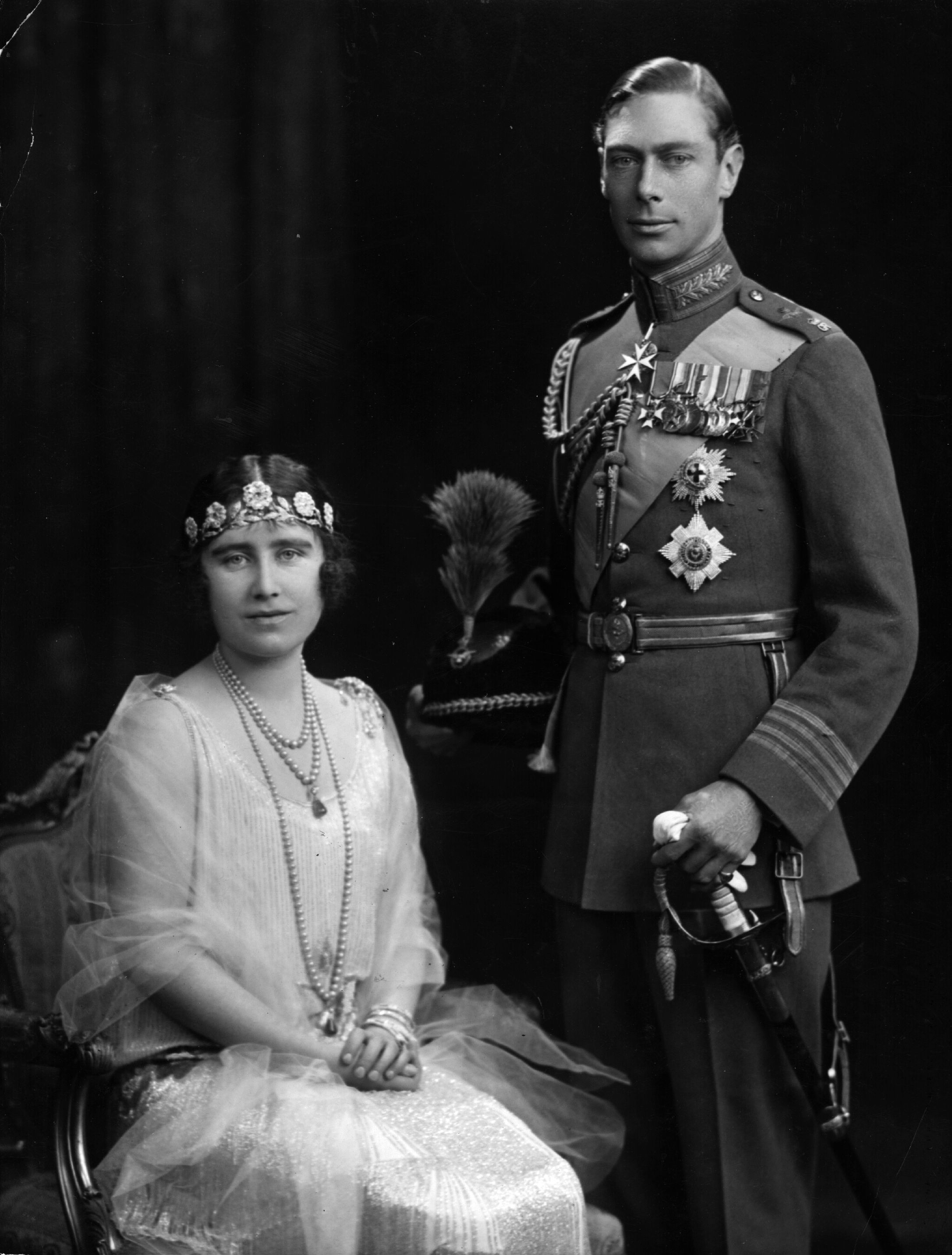 The Duke and Duchess of York on their marriage day, April 26, 1923, later becoming King George VI (1895 - 1952) and Queen Elizabeth (1900 - 2002). | Source: Getty Images
