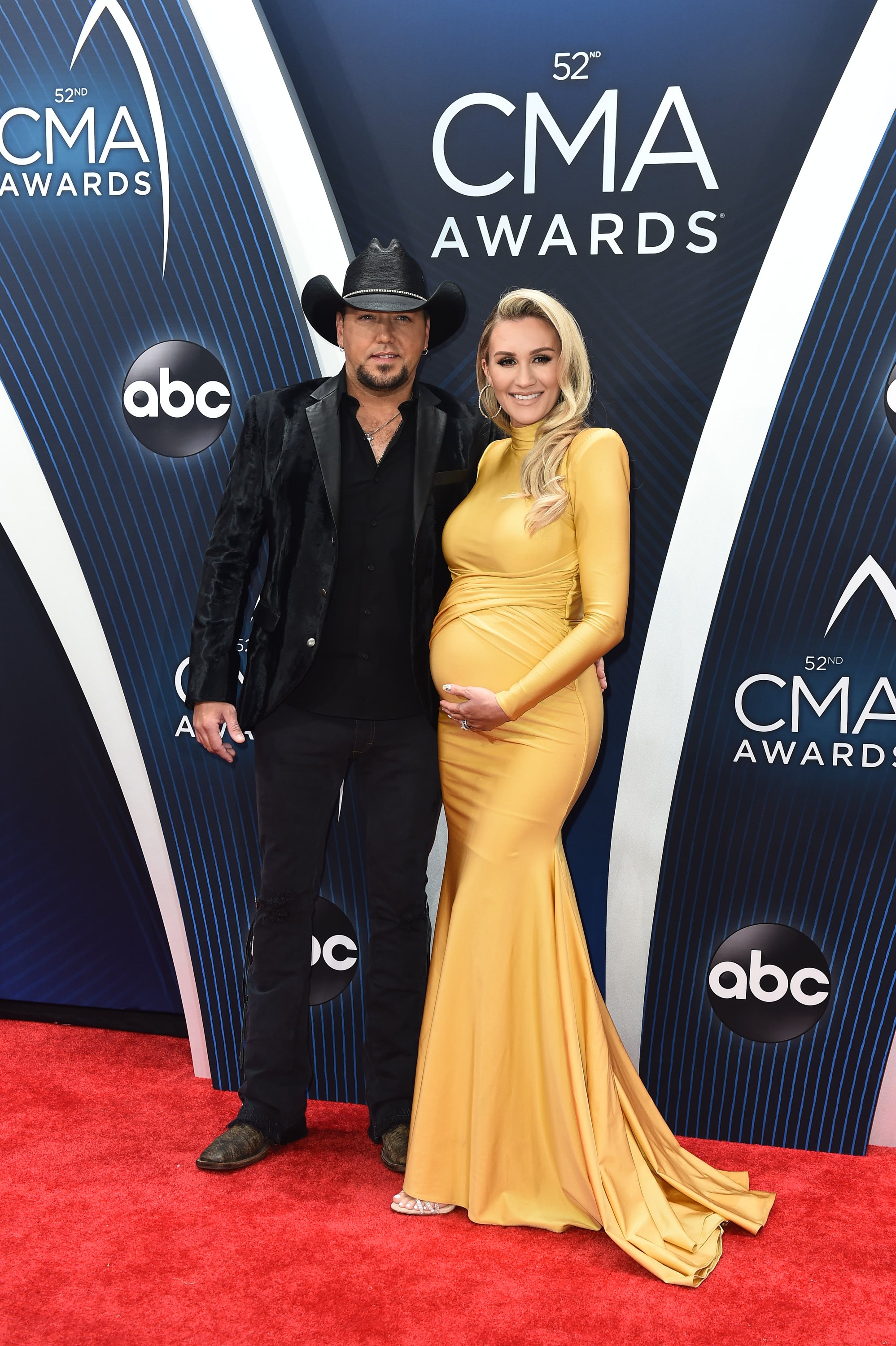 Brittany Aldean and husband Jason Aldean during a 2018 event in Nashville. | Photo: Getty Images