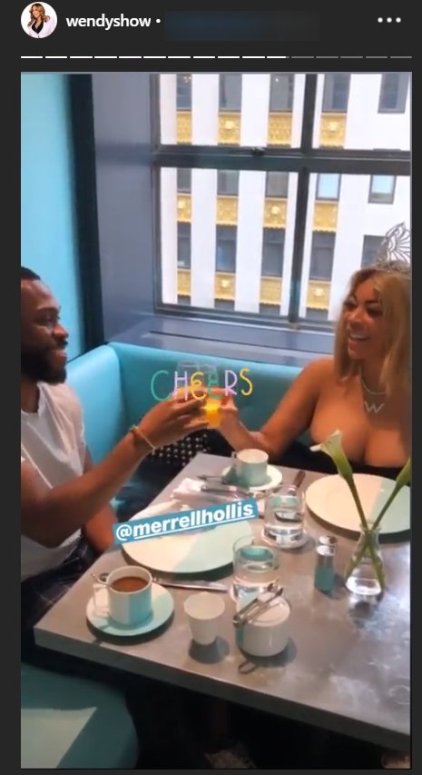 Wendy Williams having breakfast with Merrell Hollis at Tiffany and Co. for her birthday on July 18, 2019 | Photo: Instagram Story/wendyshow