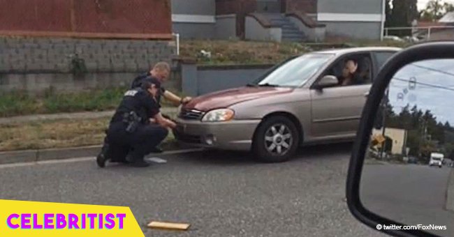 Single mom pulled over by cop and ‘almost in tears’ gets a pleasant surprise