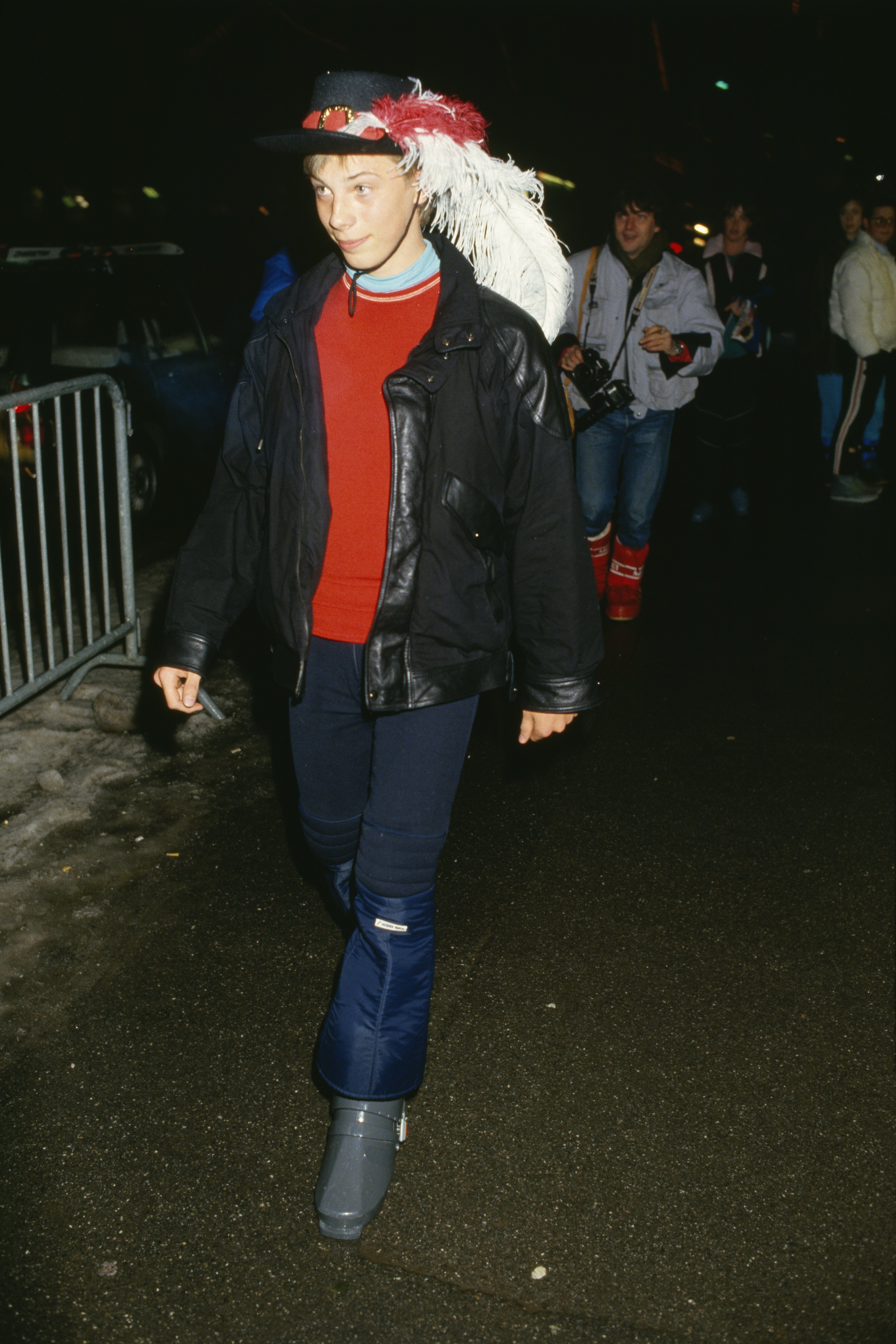 Zowie Bowie (Duncan Jones) aged 14, the son of David Bowie and Mary Angie Bowie, during a winter vacation | Photo: James Andanson/Sygma via Getty Images