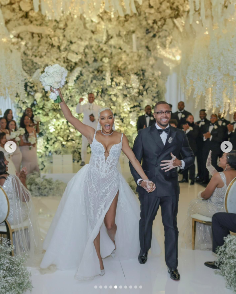 LeToya Luckett and Taleo Coles on their wedding day, posted on August 1, 2024 | Source: Instagram/letoyaluckett