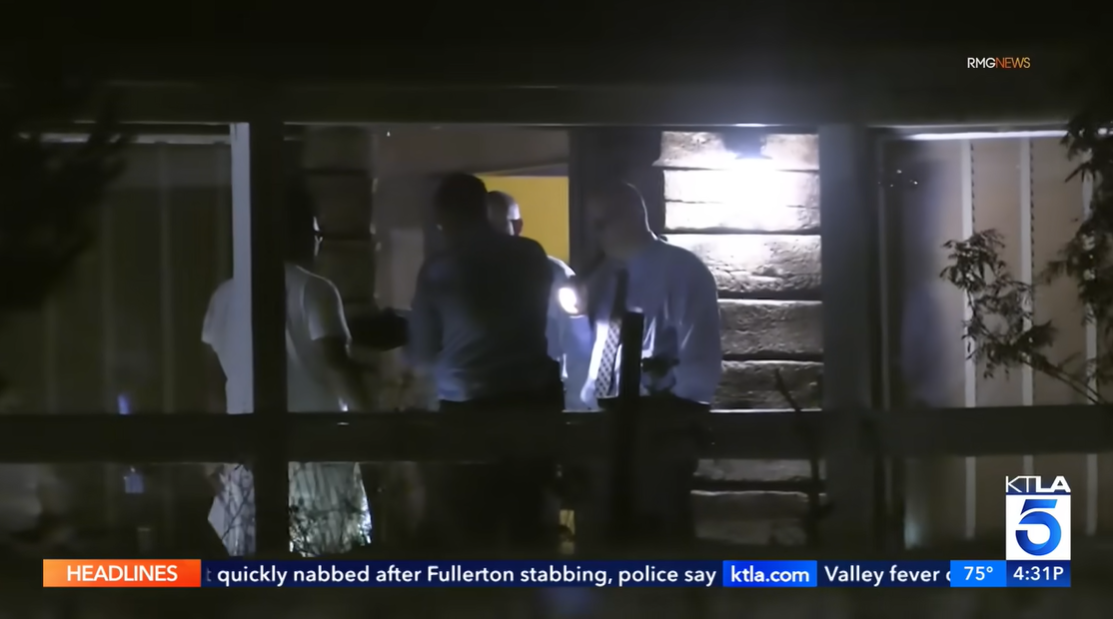 Investigators gather inside the Haro family's residence in Cabazon, in a video posted on August 20, 2025 |  Source: YouTube/5live