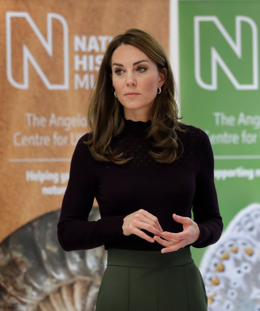 Kate Middleton during a visit to The Angela Marmont Centre For UK Biodiversity at Natural History Museum. | Photo: Getty Images
