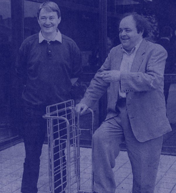 Jacques Villeret en tournée avec son ami Alain Meilland. l Source: Wikimedia Commons