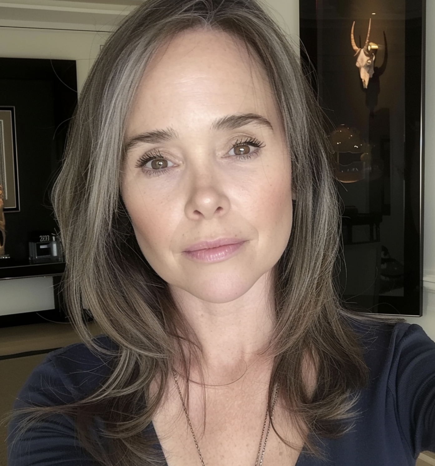 Elliot Page as Ellen in her early 50s, via AI | Source: Midjourney