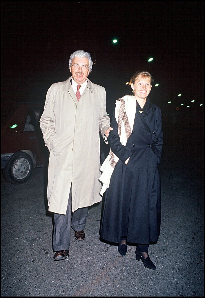 Daniel Toscan Du Plantier et son épouse Sophie arrivent à la soirée organisée par Roger Vadim et Marie Christine Barrault. | Photo : Getty Images