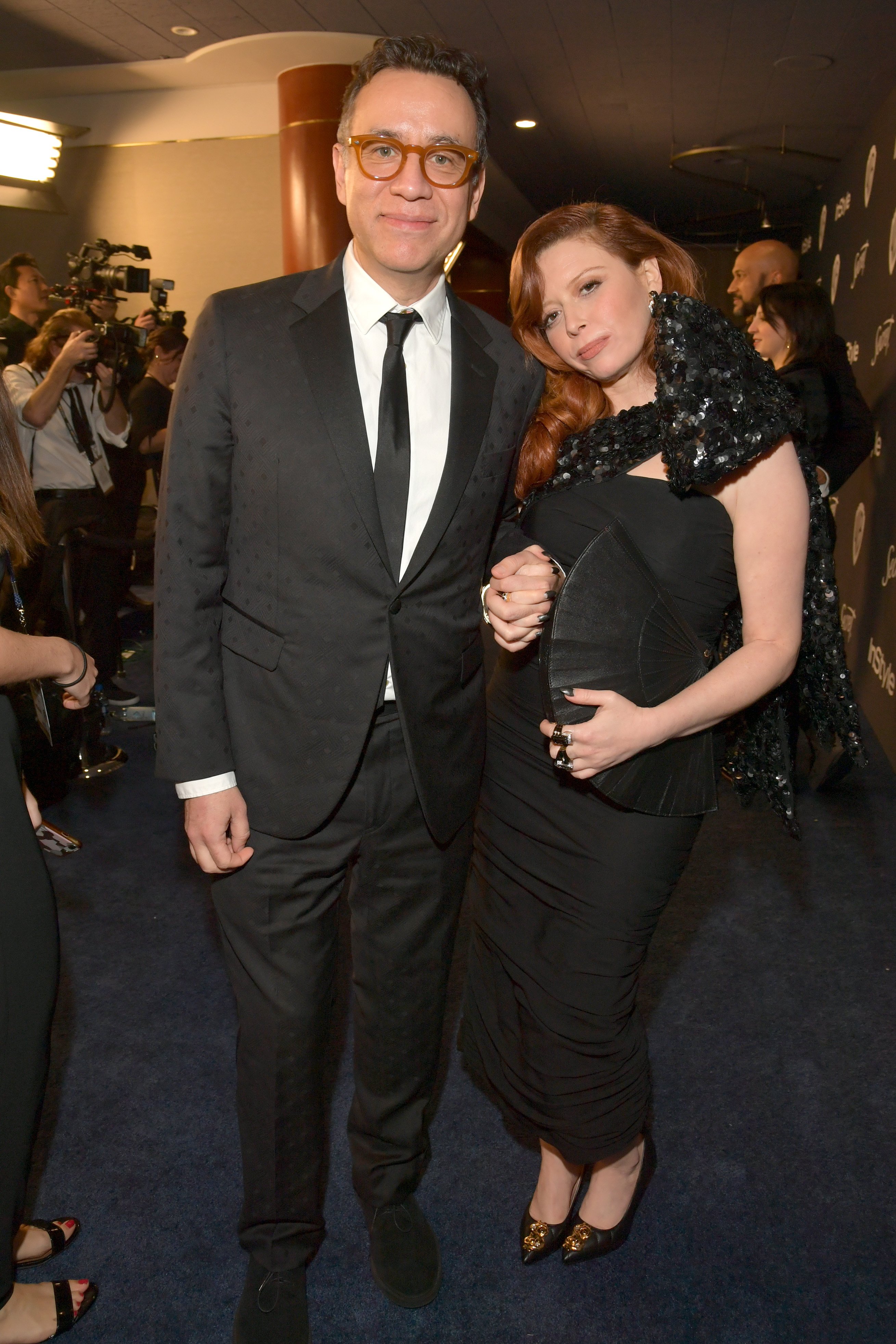 Fred Armisen and Natasha Lyonne at The Beverly Hilton Hotel on January 05, 2020, in Beverly Hills, California. | Source: Getty Images