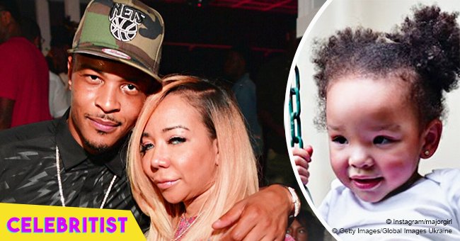 Tiny & T.I.'s daughter, Heiress steals hearts in pink Givenchy jogging suit in photo shoot