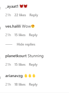 Comments on Kim Karadshian's Instagram page Source | Photo: instagram.com/kimkardashian/