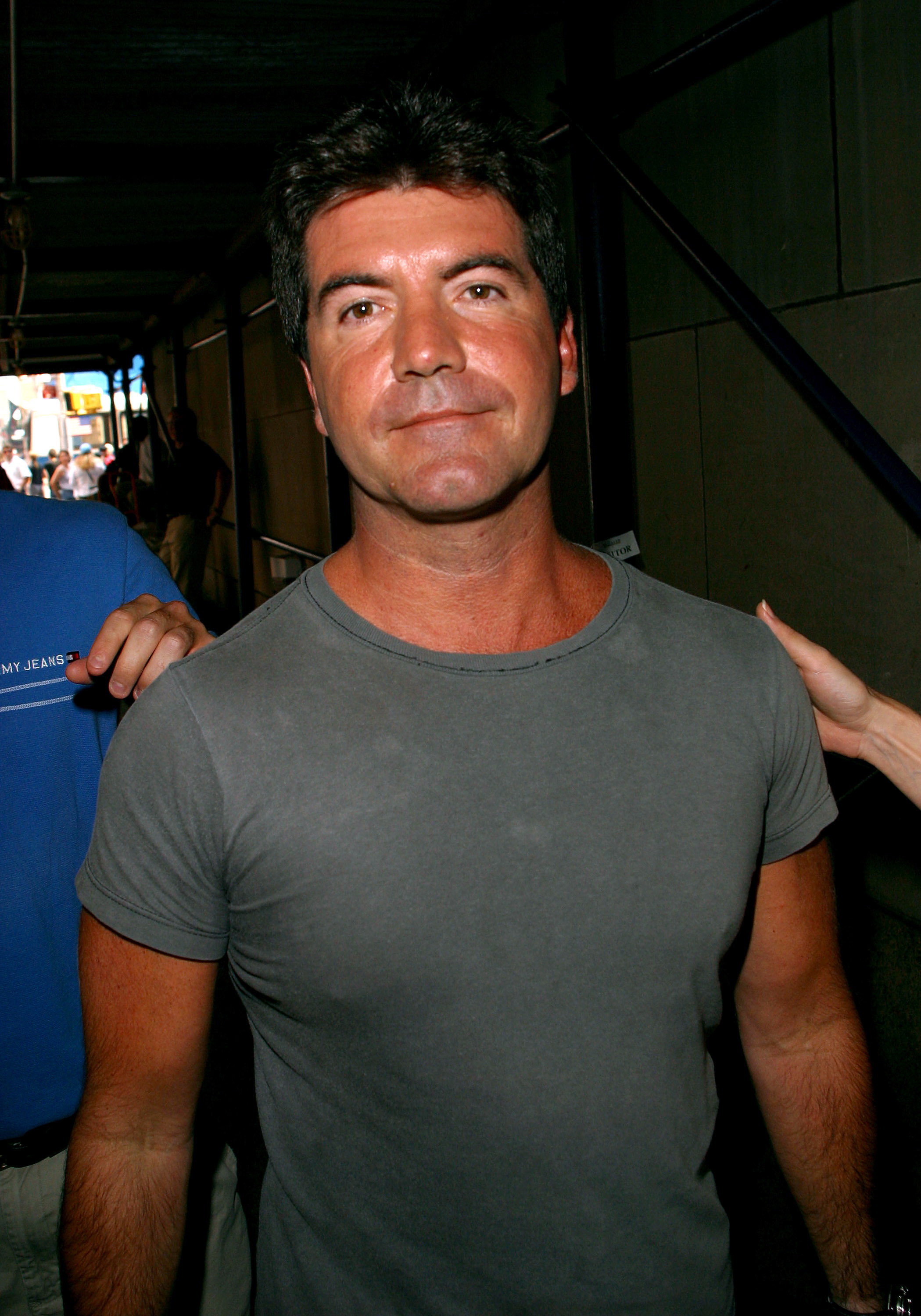 Simon Cowell on "American Idol" in New York in 2002 | Source: Getty Images