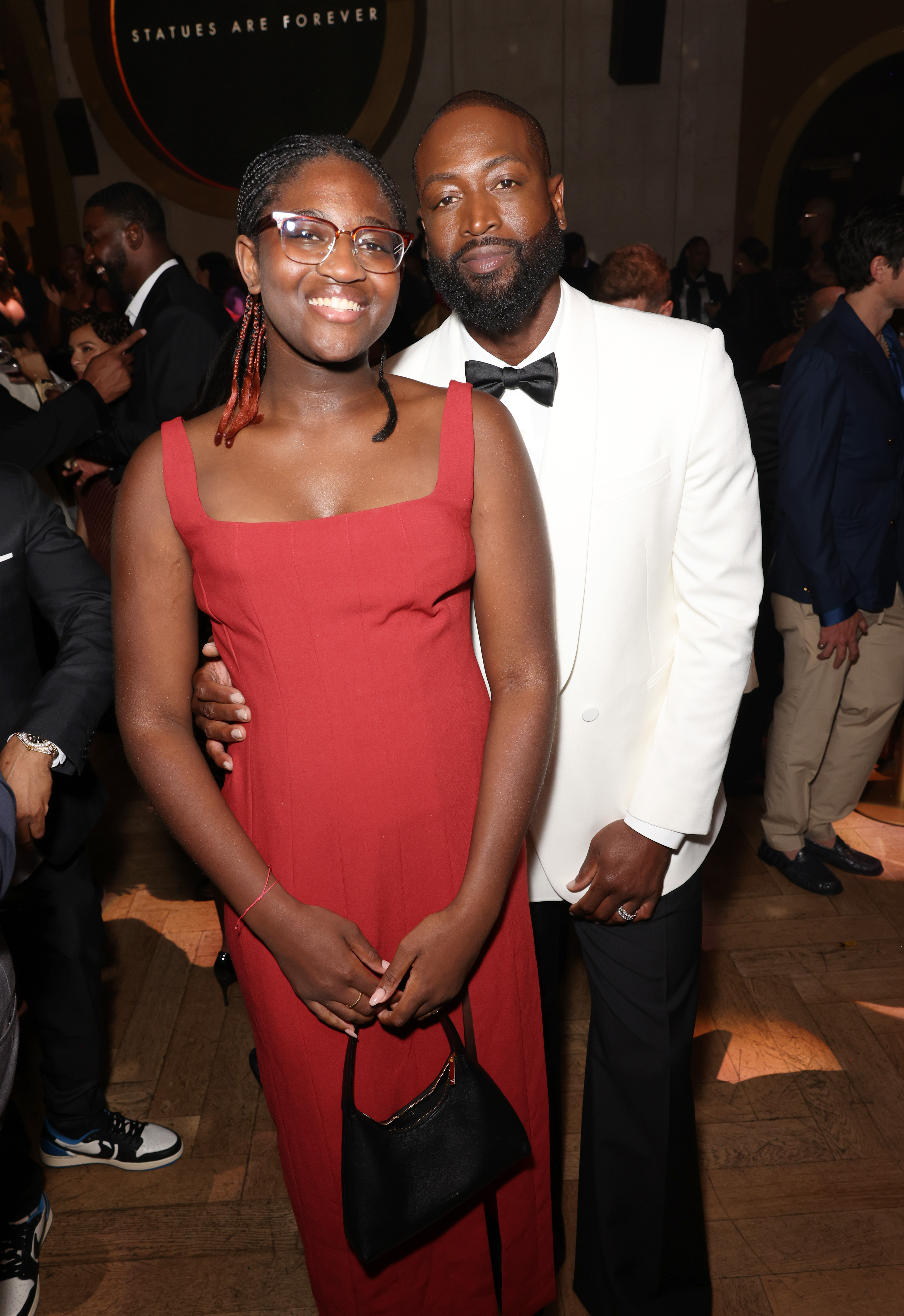 Zaya and Dwyane Wade at Queen Miami Beach in Florida on October 25, 2024 | Source: Getty Images