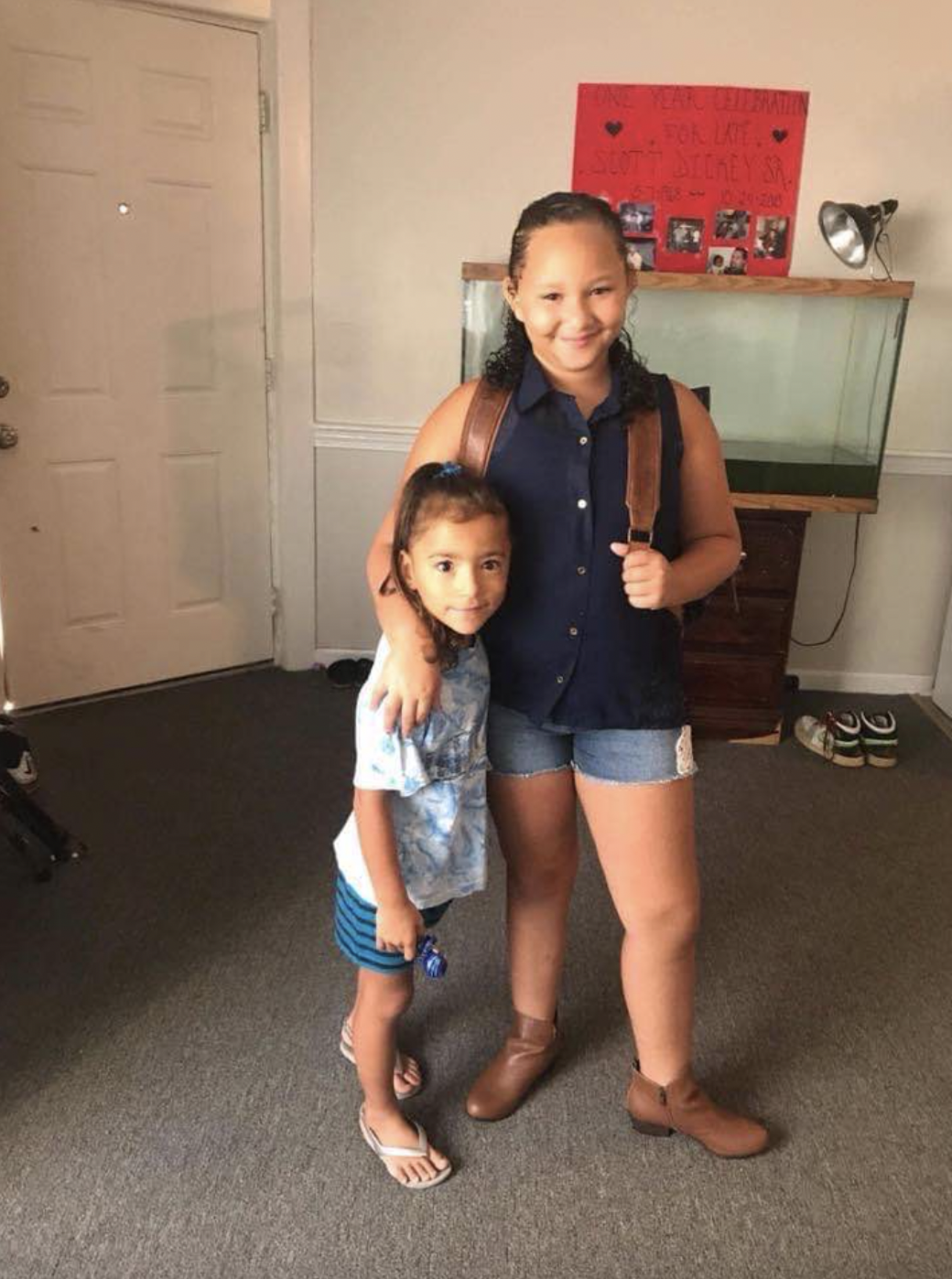 Ahliana Dickey with her younger sister, as seen in a photo dated June 17, 2024 | Source: Facebook/stephanie.wetherbee