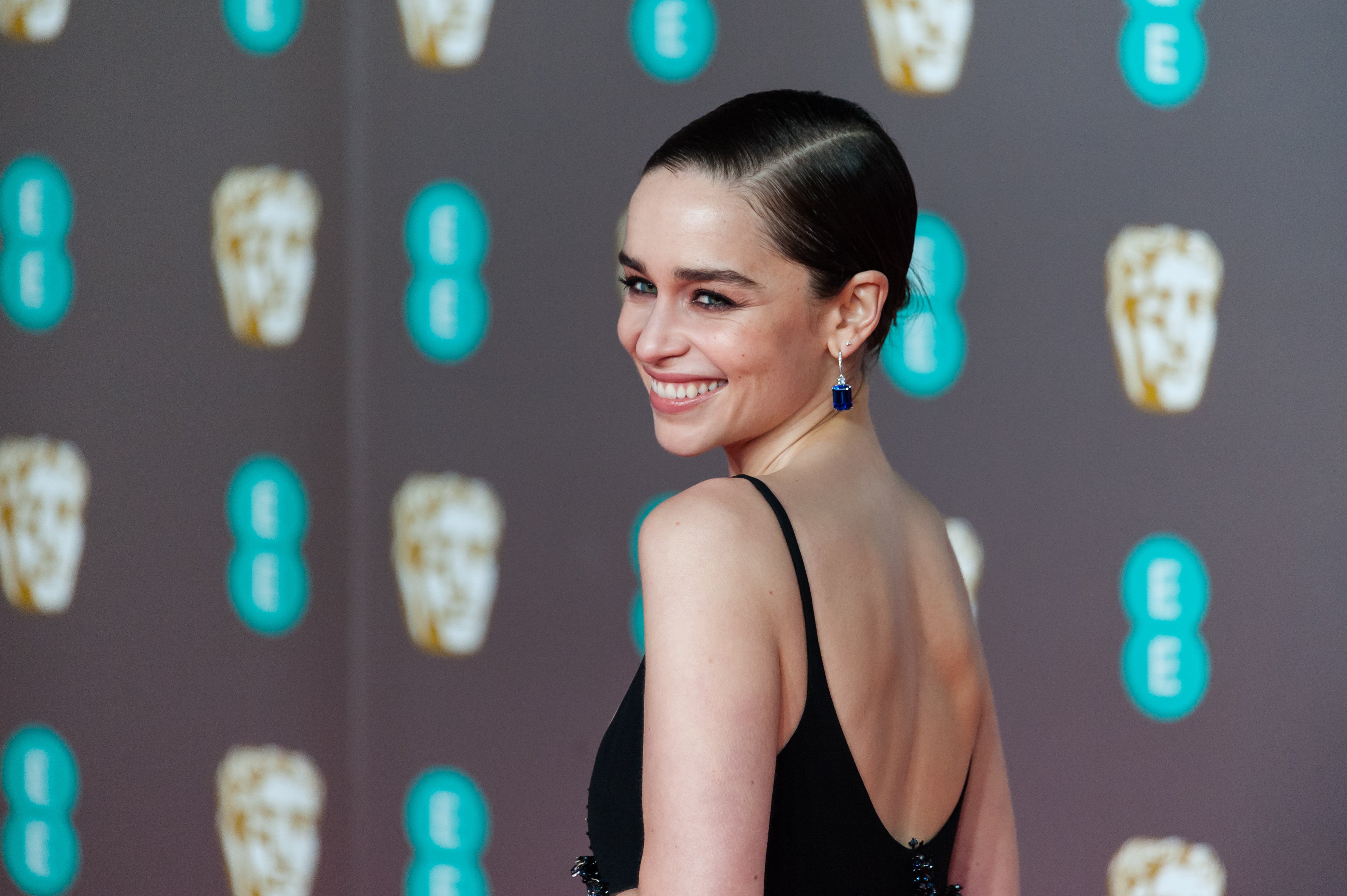 Emilia Clarke attends the EE British Academy Film Awards ceremony at the Royal Albert Hall on February 2, 2020, in London, England. | Source: Getty Images