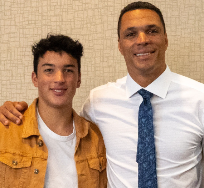 Nikko and Tony Gonzalez pose together, dated June 2020 | Source: Instagram/tonygonzalez88