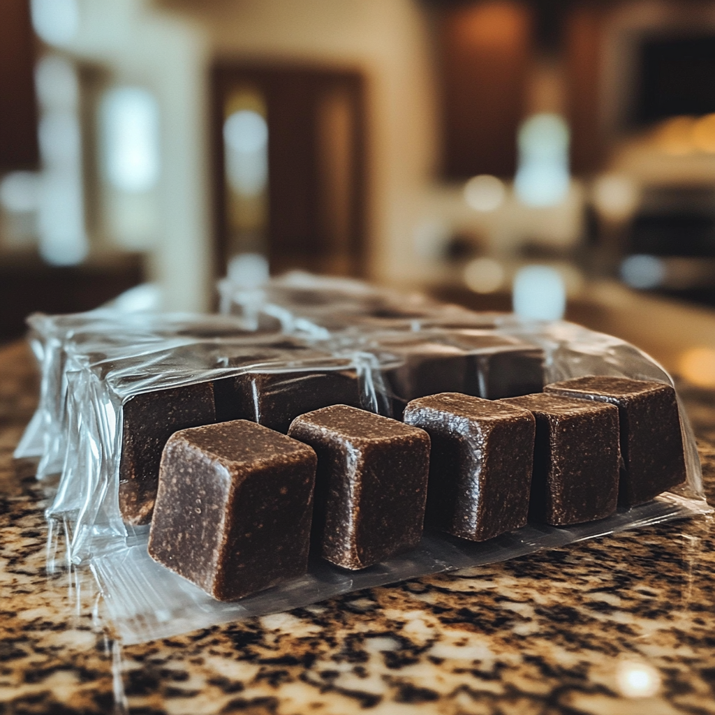 A pack of stock cubes on a counter | Source: Midjourney