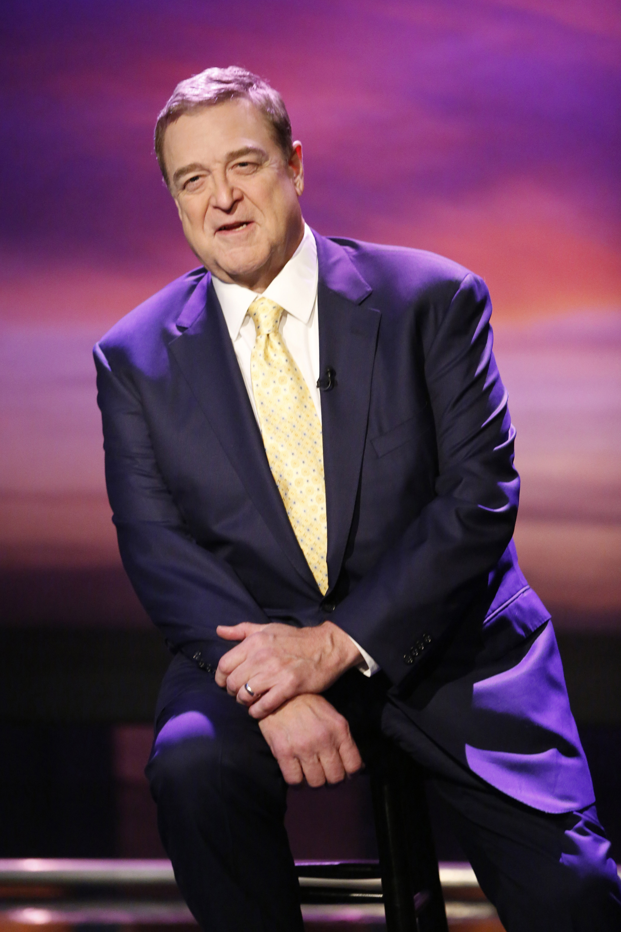 John Goodman during the "A Message To My Younger Self" sketch on "Late Night with Seth Meyers" Season 3, Episode 345 on March 23, 2016, in New York City | Source: Getty Images
