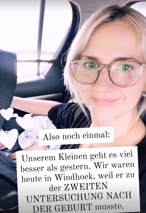 Screenshot der Instagram-Story von Anna Heiser | Quelle: Instagram/anna_m._heiser