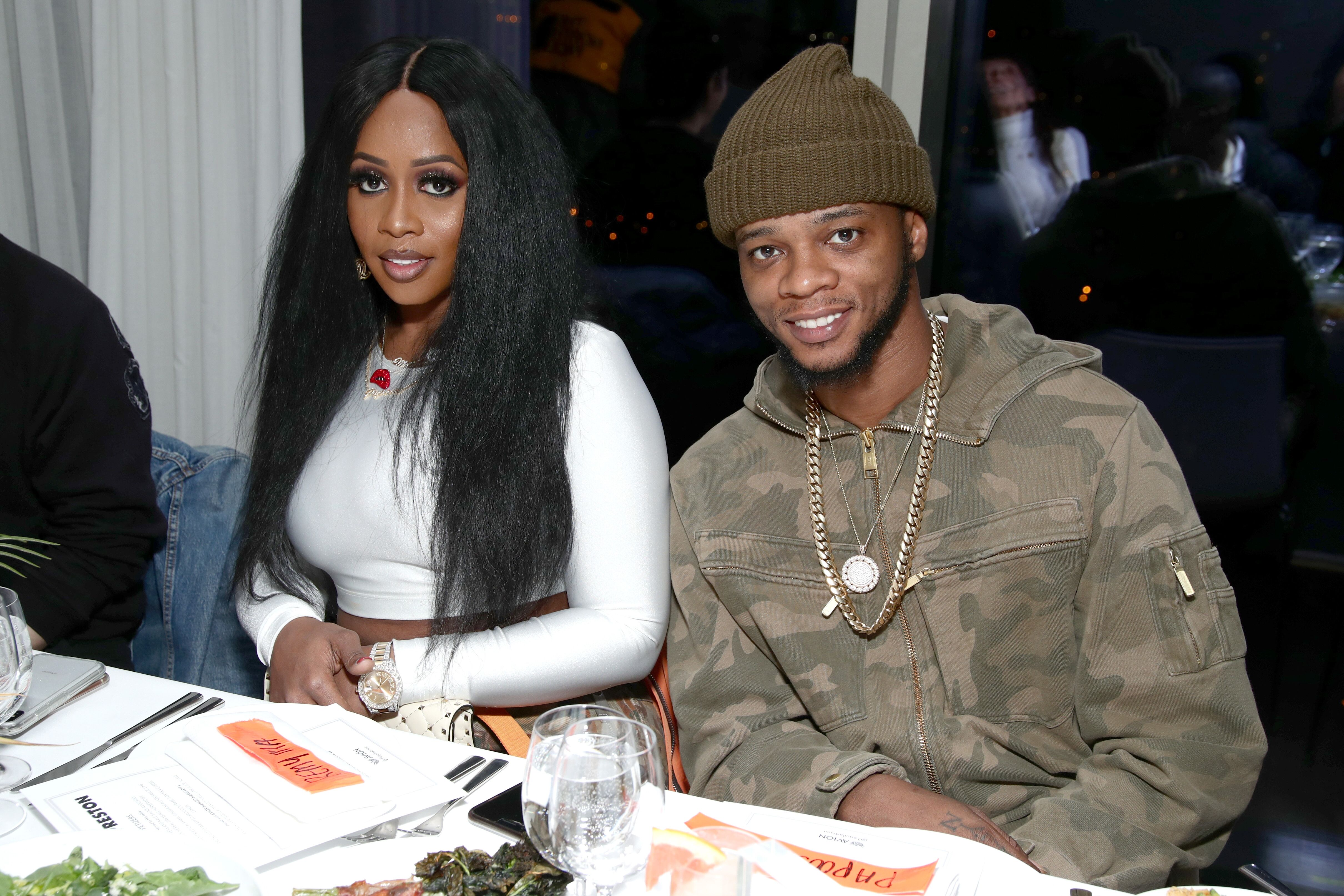 Remy Ma and Papoose at a dinner celebration | Source: Getty Images/GlobalImagesUkraine