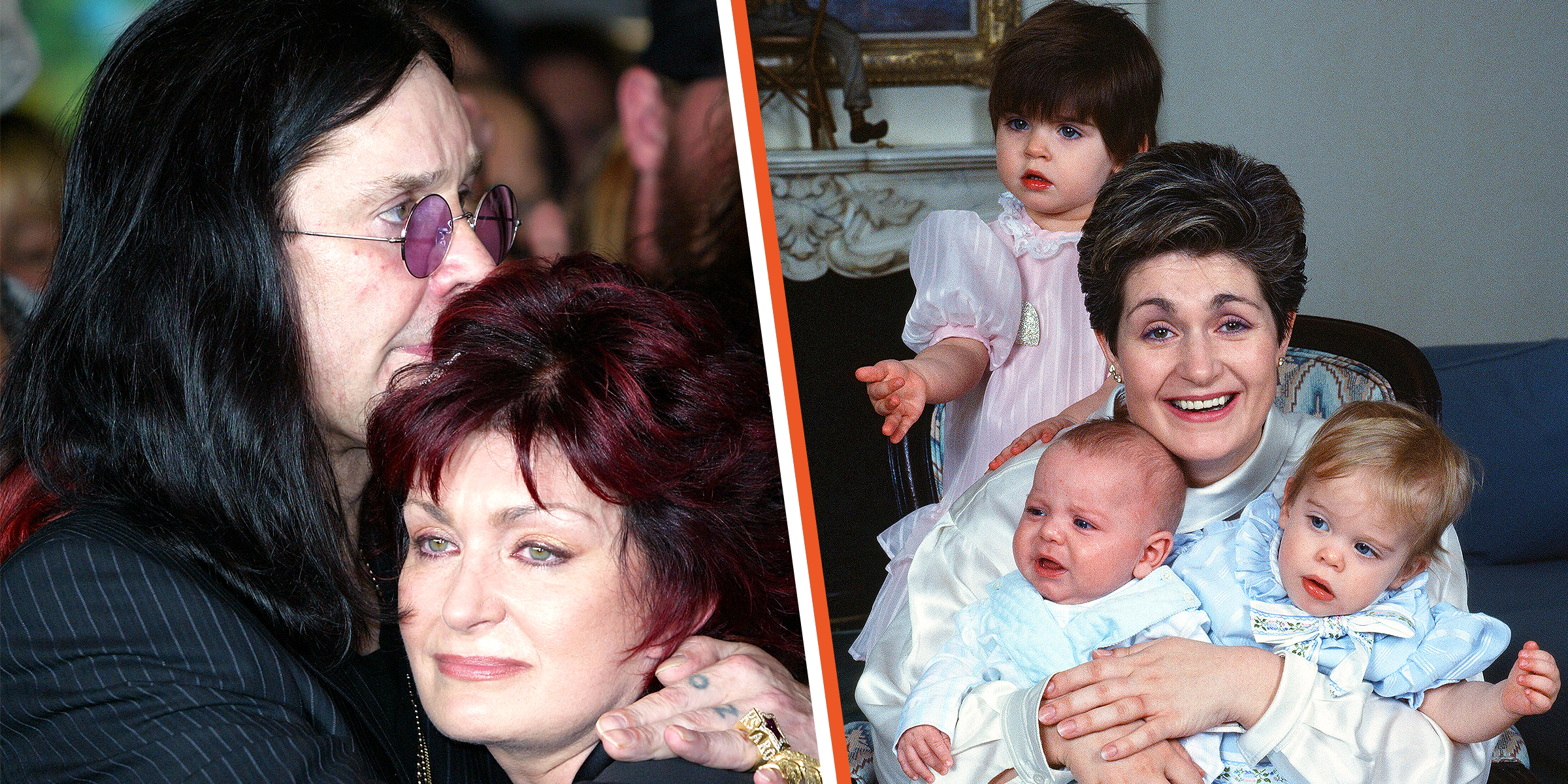 Ozzy and Sharon Osbourne | Aimee, Jack, Sharon, and Kelly Osbourne | Source: Getty Images