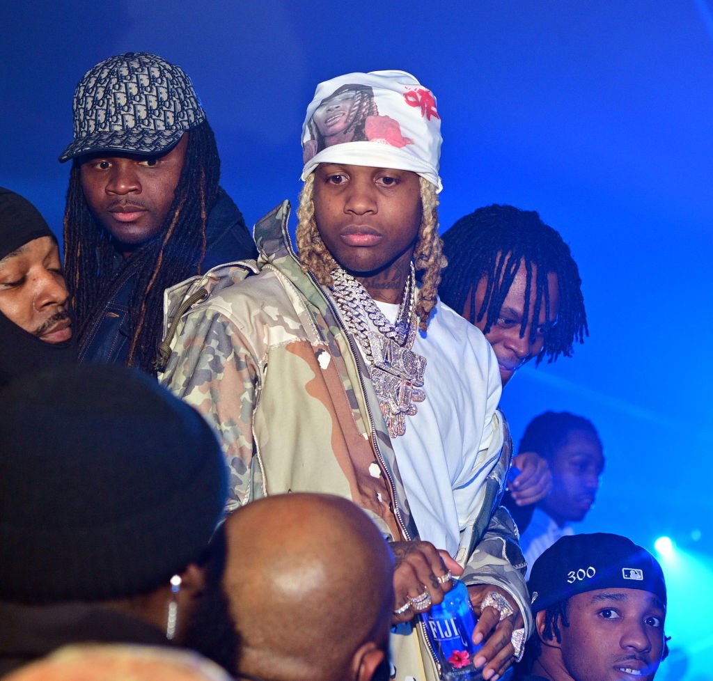 Rapper Lil Durk attends Basketball Weekend Party Hosted by Lil Baby & Lil Durk at The Dome Atlanta on March 7, 2021 | Photo: Getty Images
